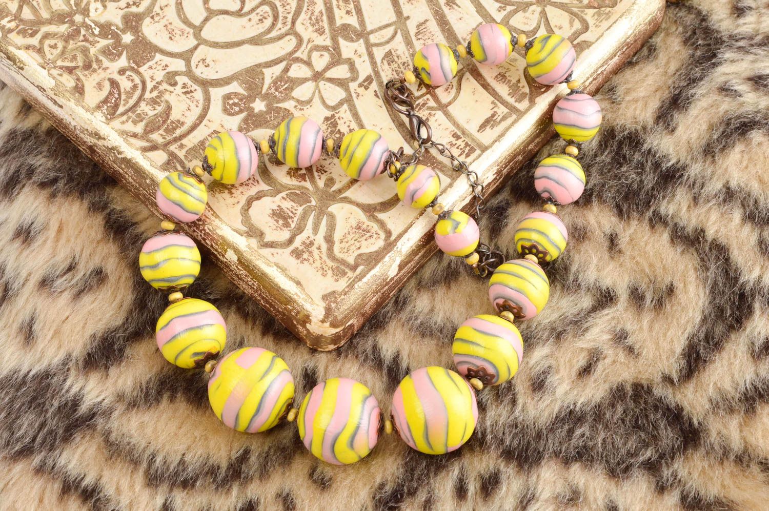 Beautiful handmade necklace designs polymer clay ideas best gifts for her photo 2
