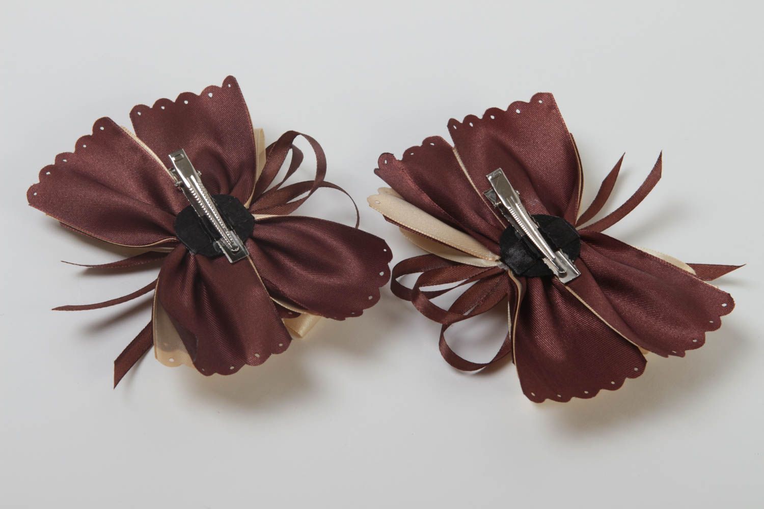 Handmade barrettes for girls stylish hair accessories cute hair clips 2 pieces photo 4