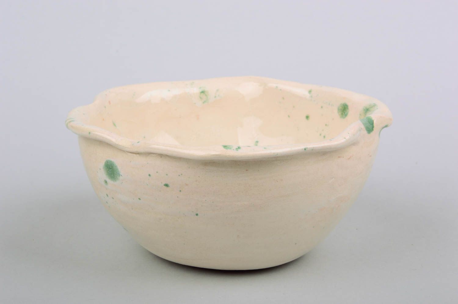 Small homemade ceramic bowl designer clay bowl designer ceramics gift ideas photo 1