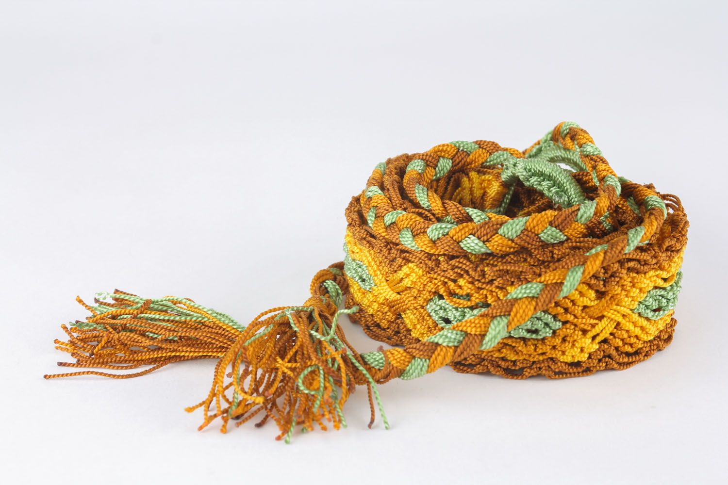 Handmade woven belt photo 2