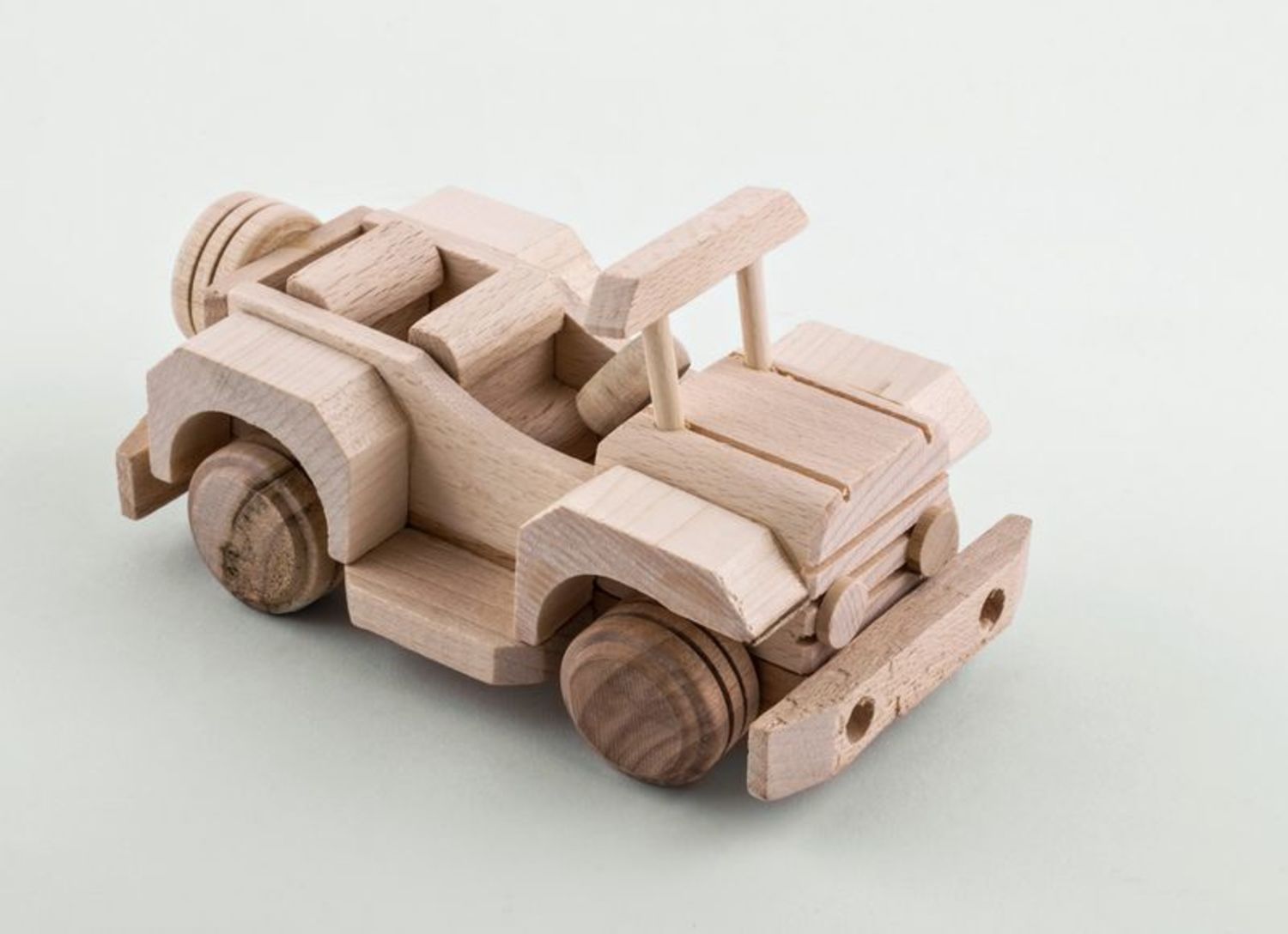 Macchina giocattolo di legno per bambini semilavorato di legno da decorare
 foto 4