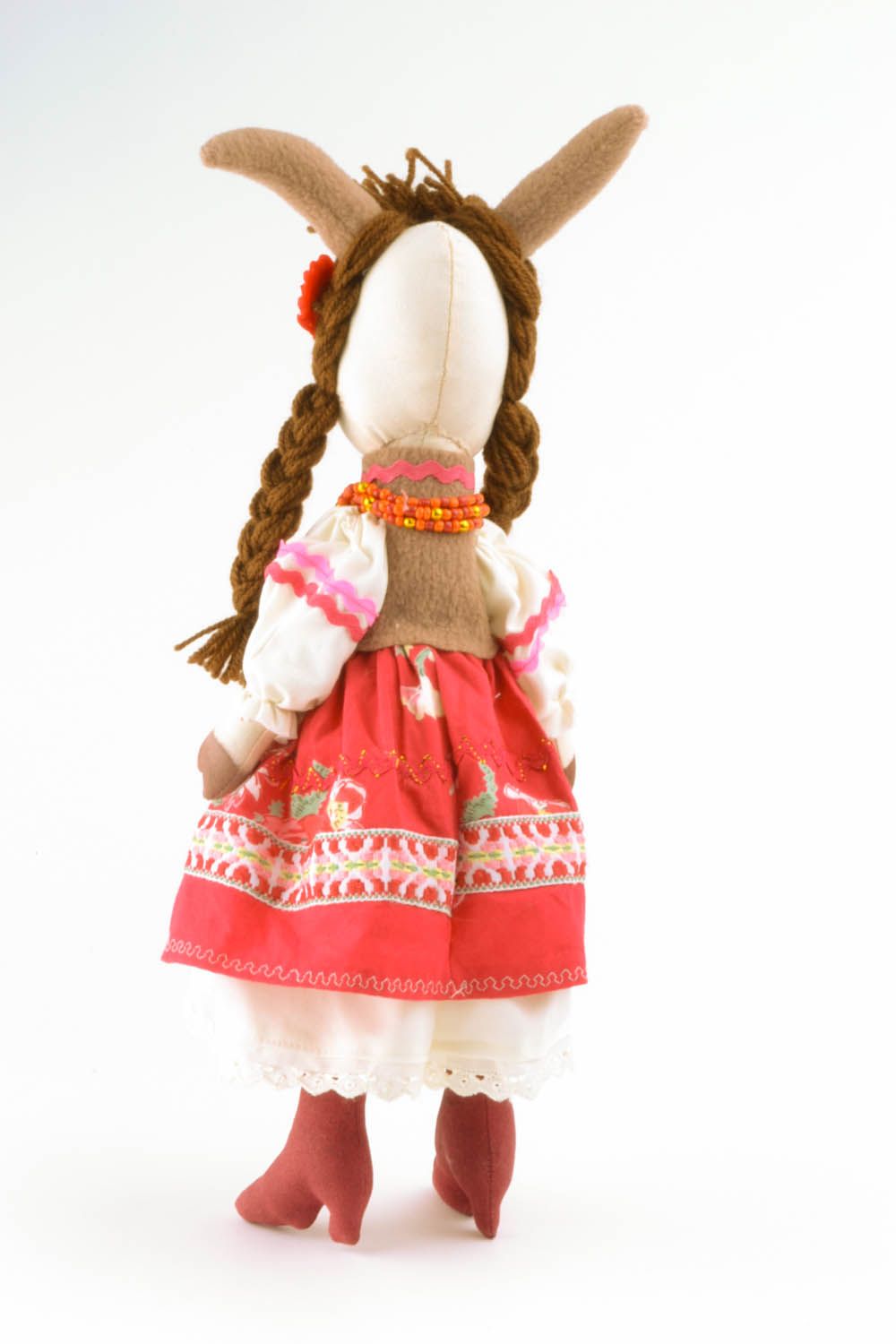 Handmade toy Ukrainian Goat Girl photo 4
