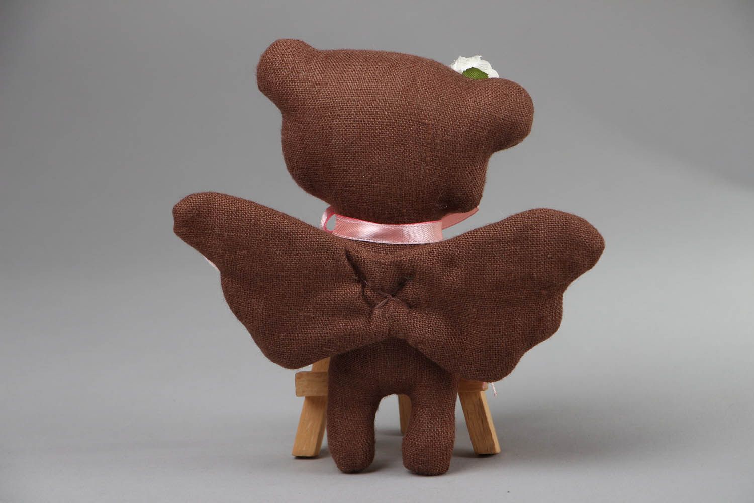 Soft toy for present Angel bear photo 3