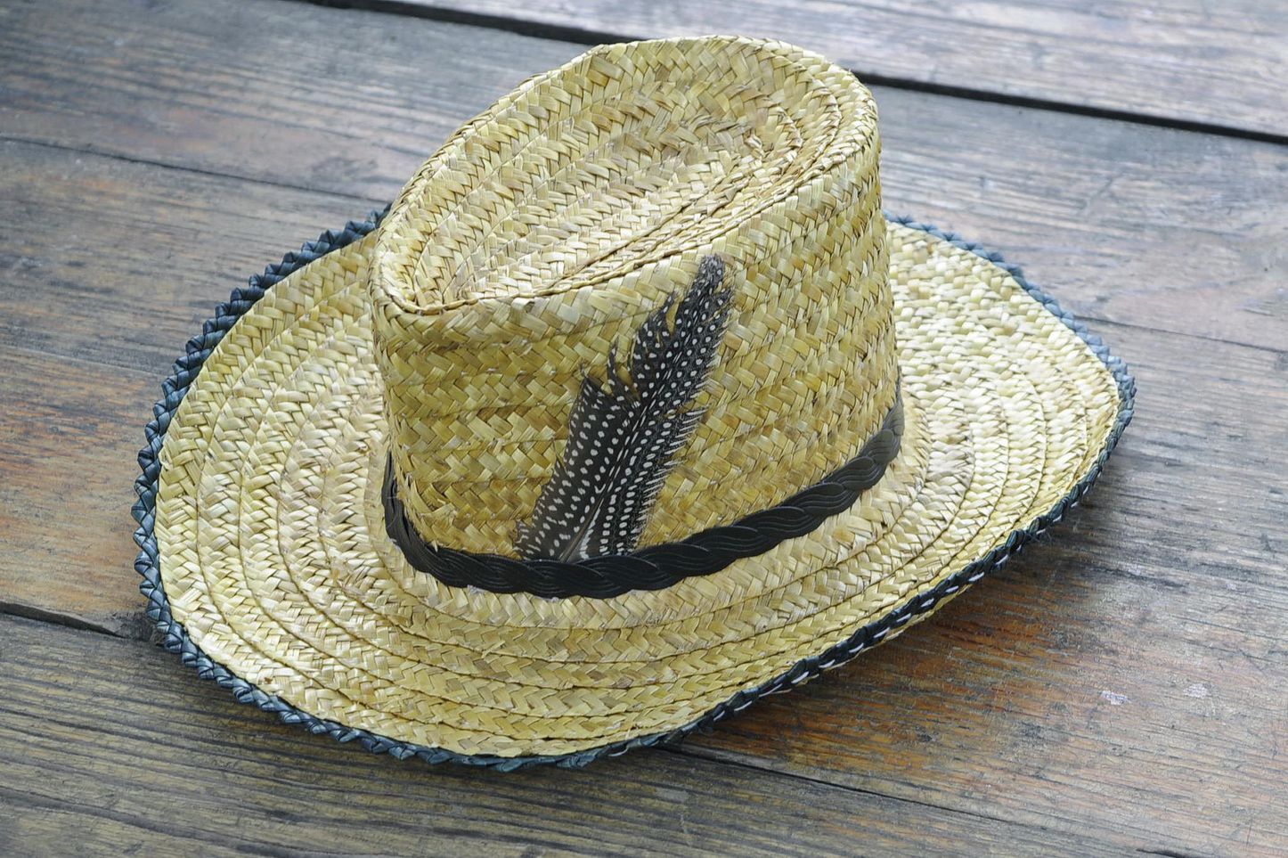 Шляпа соломенная ковбойская фото 4