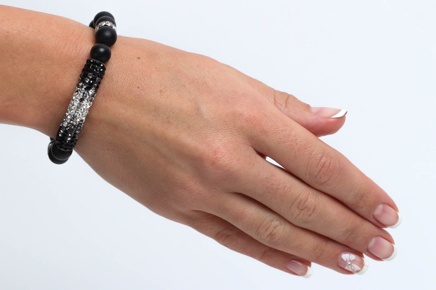 Handmade Damen Armband Designer Accessoire Geschenk für Frauen mit Naturstein foto 5