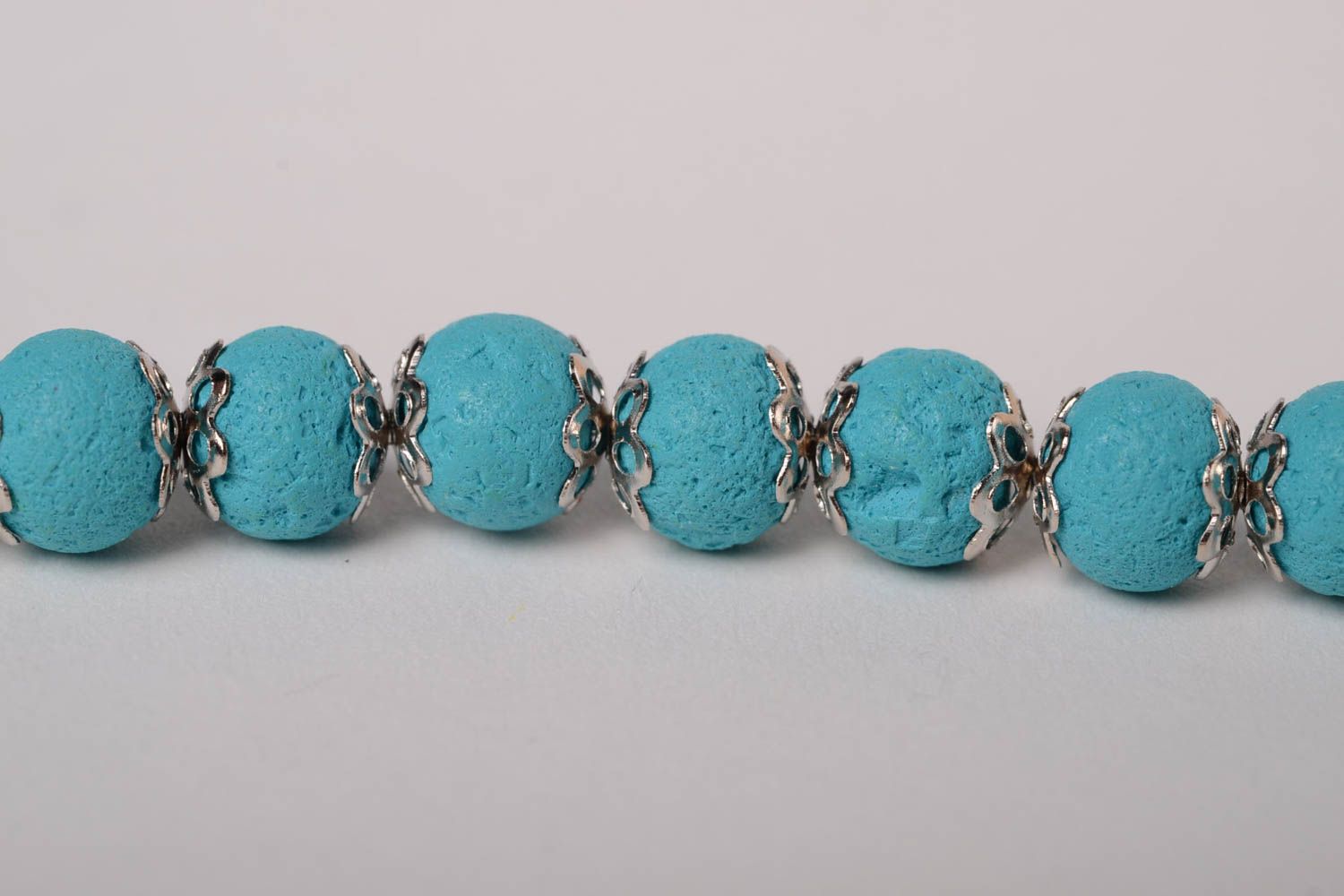 Polymer clay bead bracelet handcrafted jewelry wrist bracelet gifts for girls photo 5