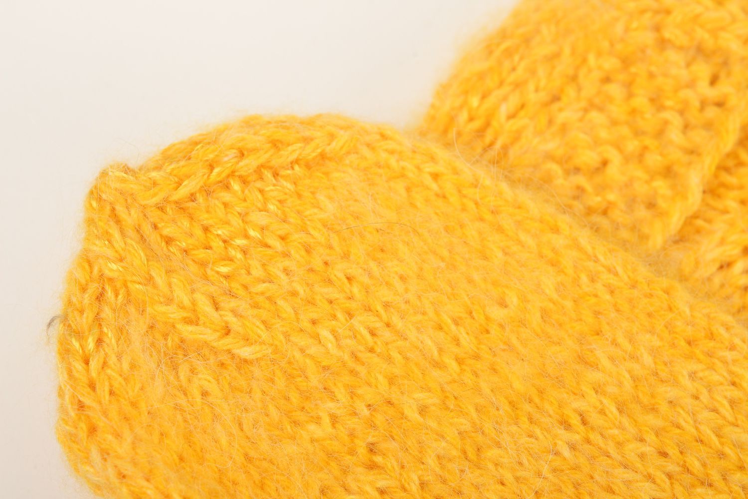 Handmade grelle gelbe gestrickte Socken Accessoires für Frauen Damen Wollsocken foto 4