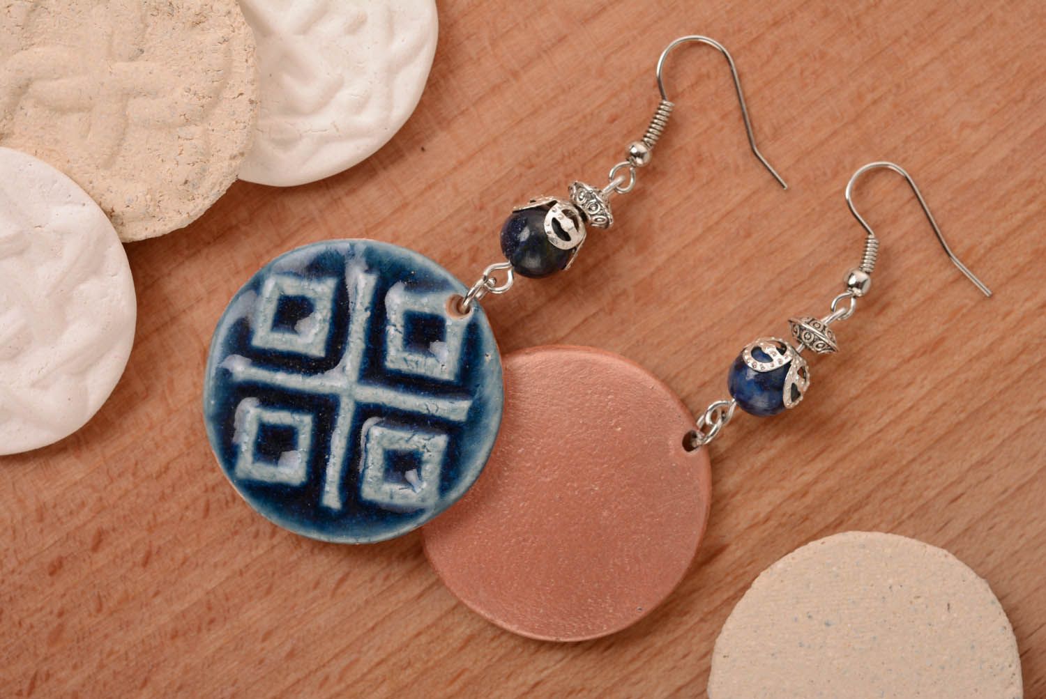 Amulet earrings Makosh photo 1