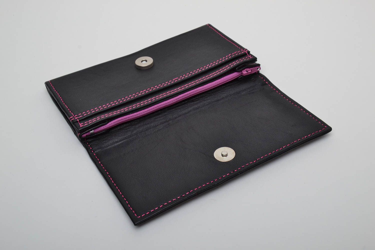 Designer leather wallet photo 4