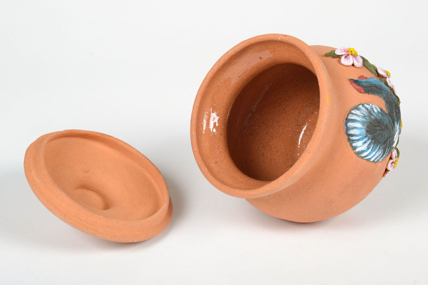 Handmade ceramic pot for sugar photo 3