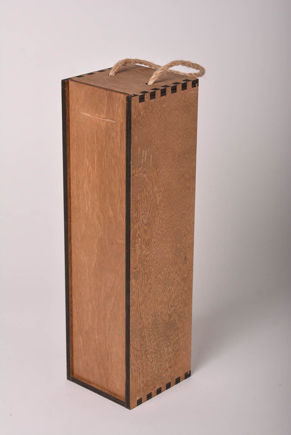 Декоративный ящик хэнд мэйд ящик для хранения деревянный ящик пенал темный фото 3