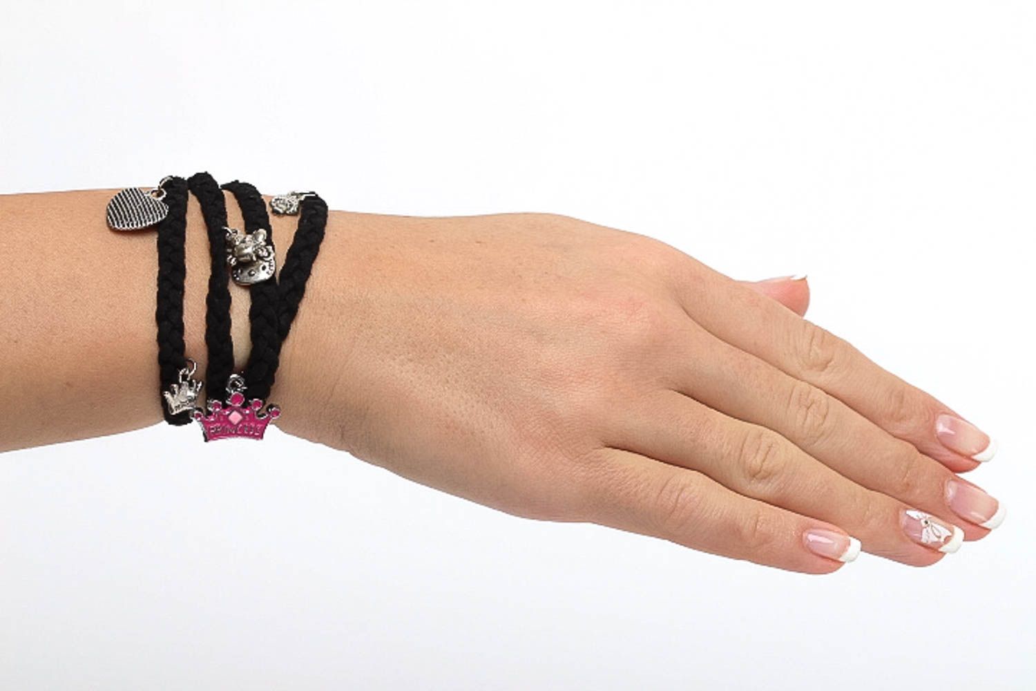 Handmade bracelet unusual gift designer accessory wide bracelet for women photo 5