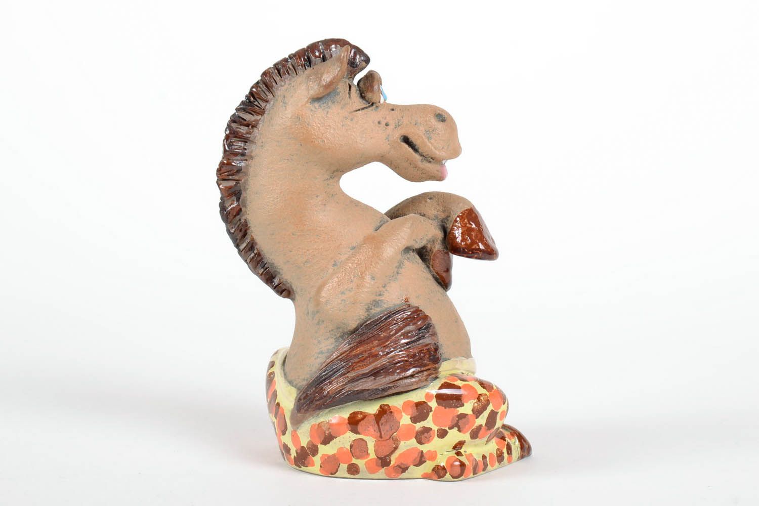 Mealheiro de cerâmica Cavalo foto 3