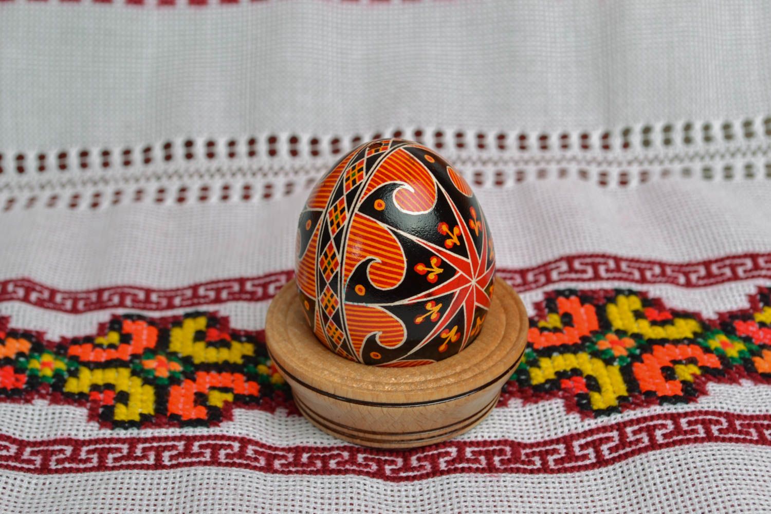 Расписанное вручную яйцо  фото 5