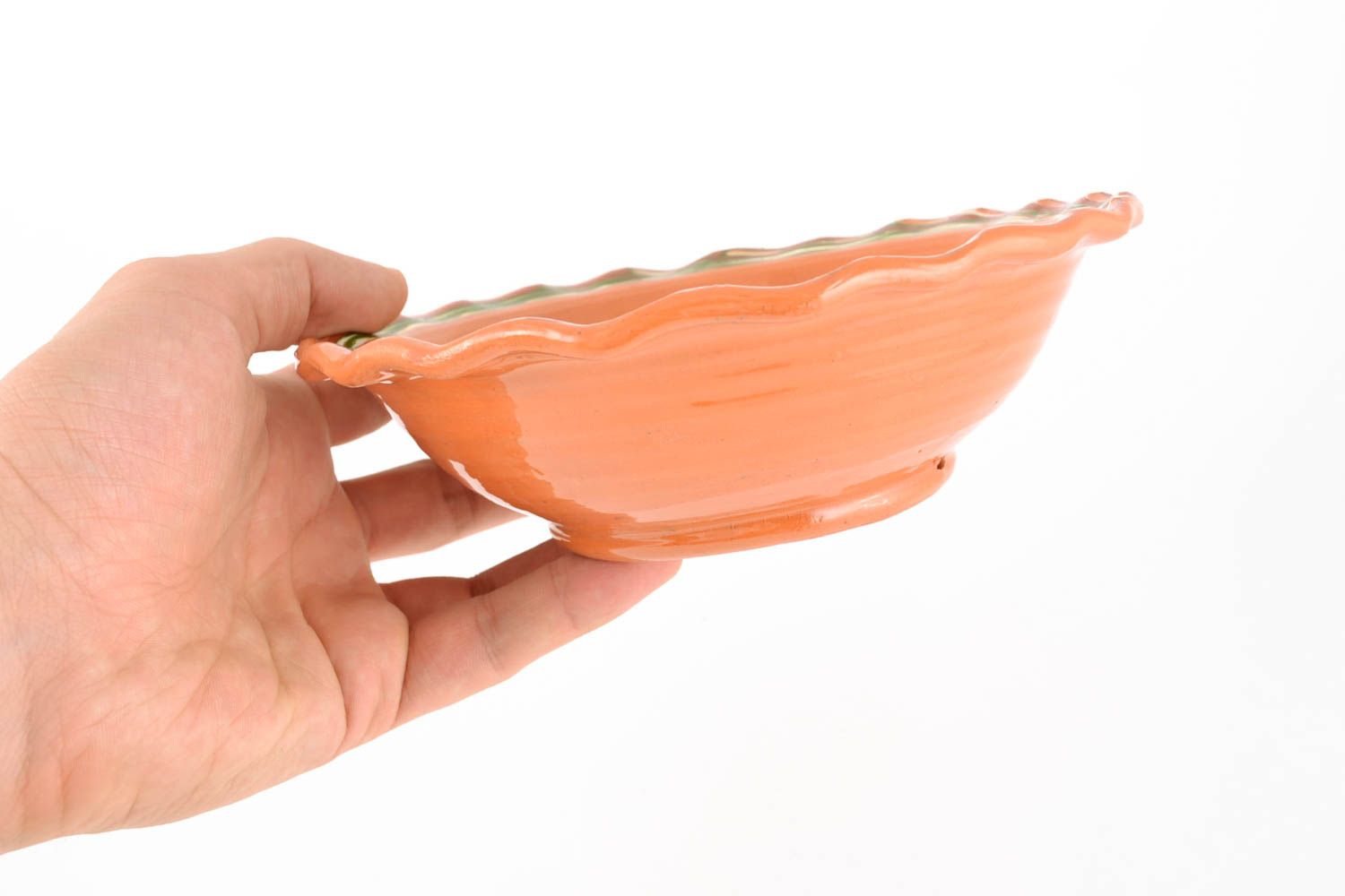 Designer bowl created using flyandrovka technique photo 4