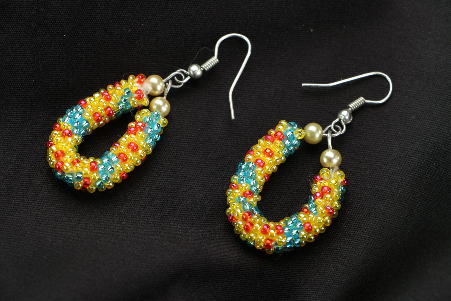 Homemade hoop earrings photo 1