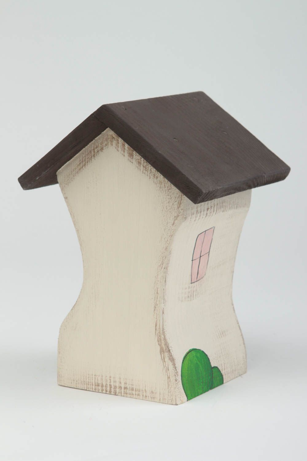 Homemade home decor wooden sculpture wood toy housewarming gift ideas photo 3