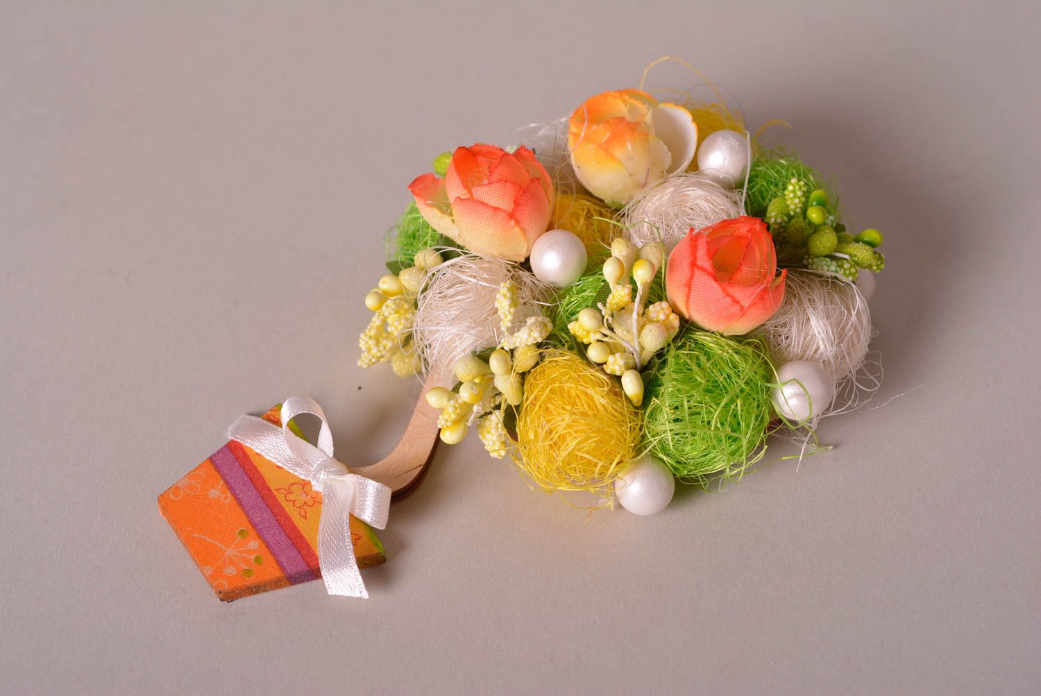 Magnet für Kühlschrank handmade Designer Geschenk Küchen Deko Holz Magnet Blumen foto 1