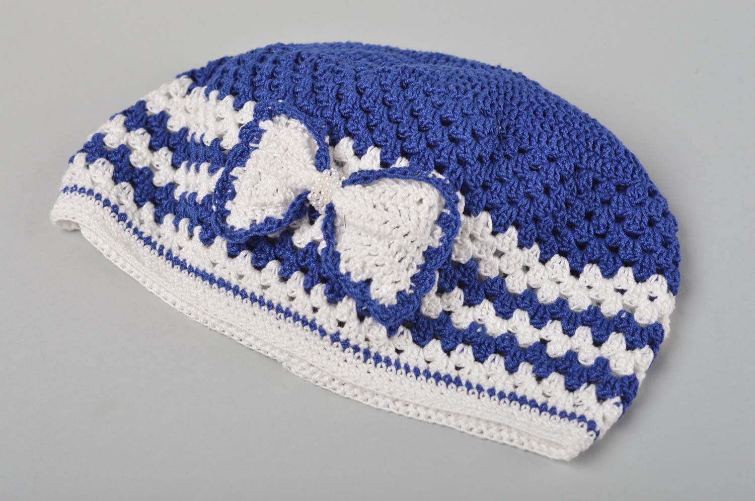 Handmade hat spring hat warm hat for baby crocheted hat designer hat baby hat photo 2