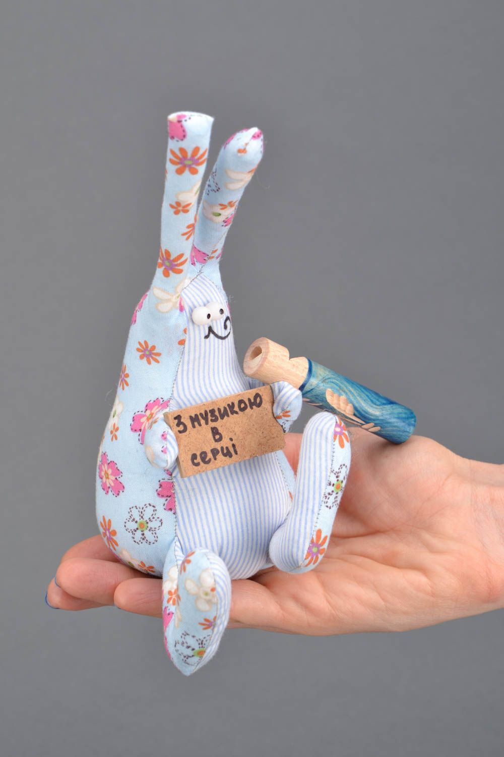 Soft interior toy Hare with Music photo 2