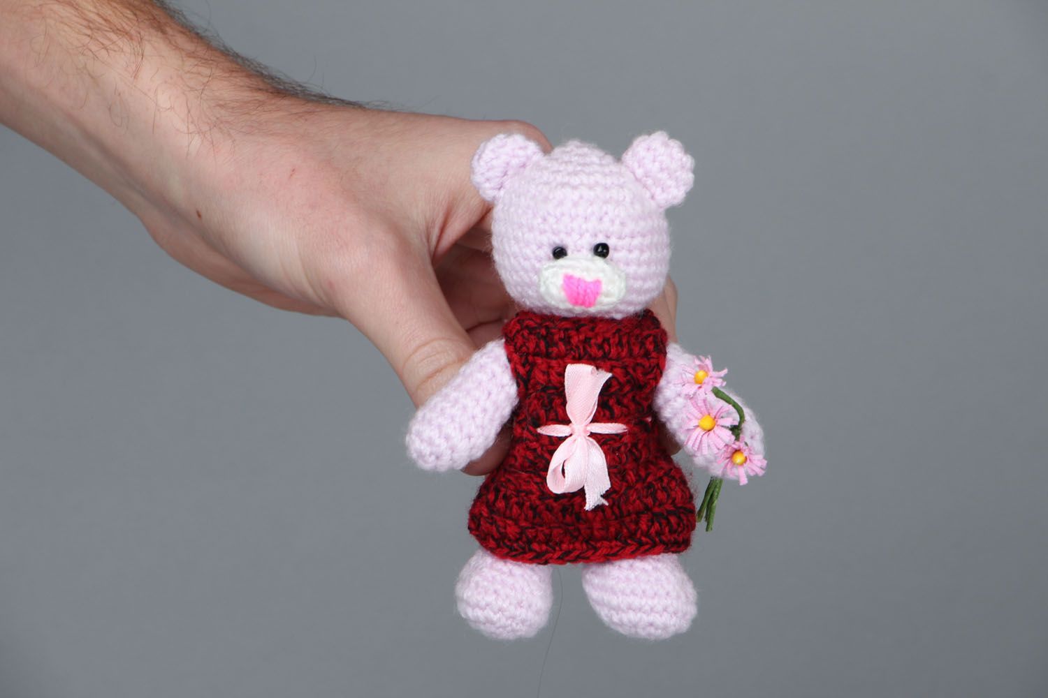 Soft toy Bear in a Dress photo 4