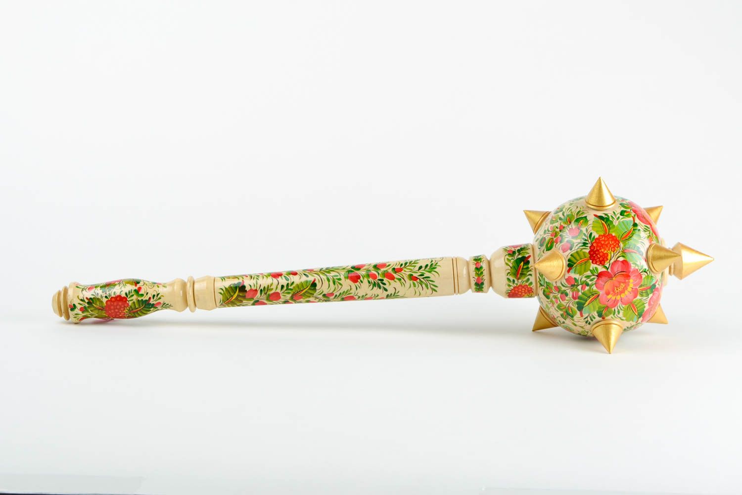 Maza decorativa arma de madera hecha a mano regalo original para hombre foto 2