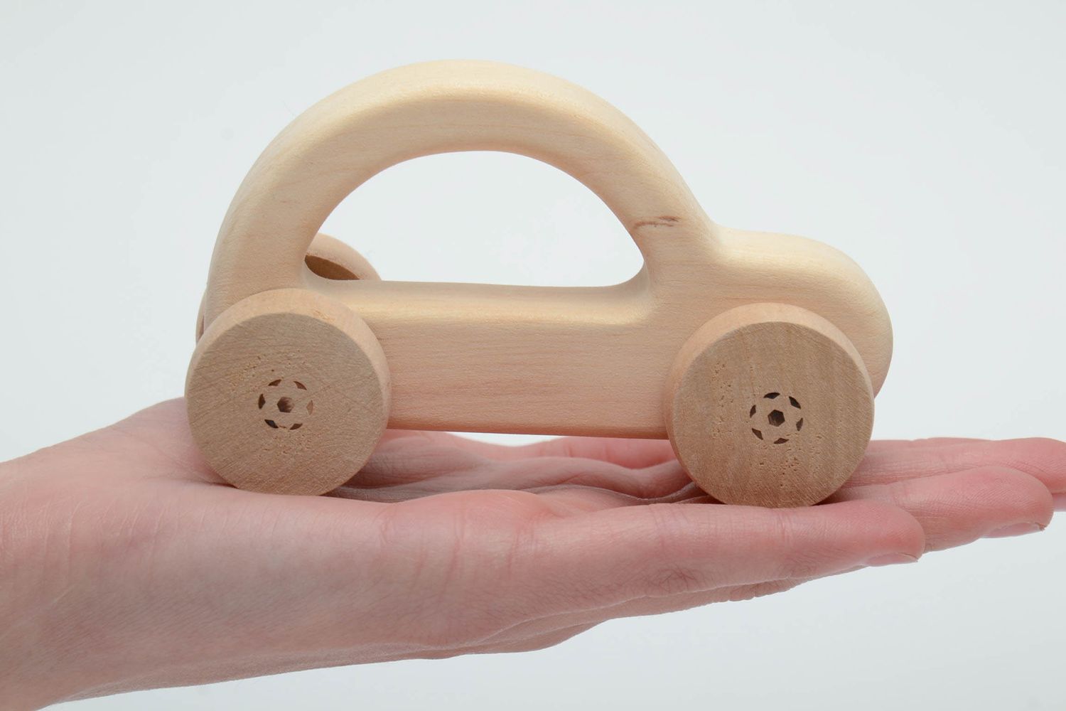 Wooden wheeled toy Car photo 5