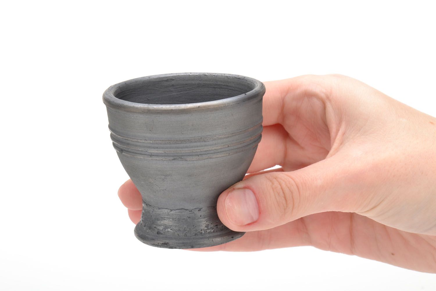 Chupito de cerámica hecho a mano foto 5
