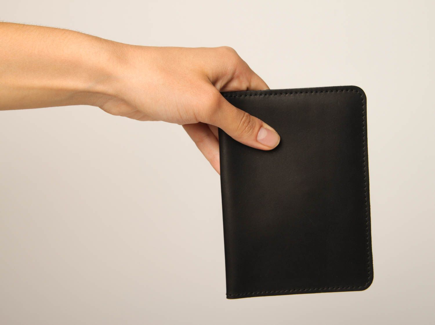 Аксессуар для мужчин хэнд мейд мужское портмоне очень удобное кожаный кошелек фото 3