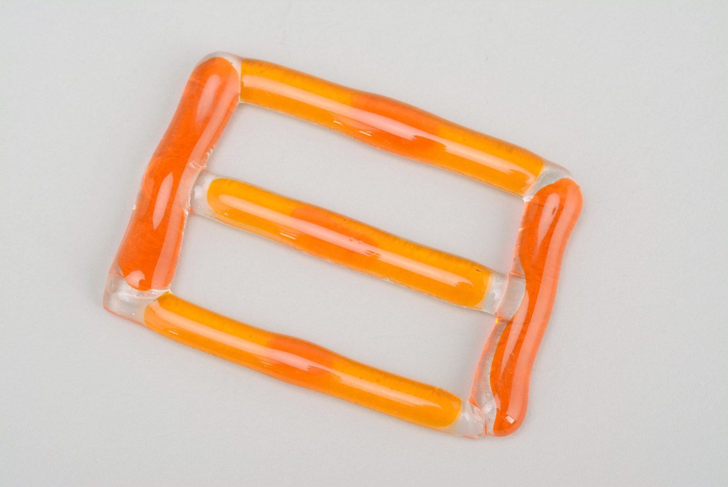 Schalanhänger aus Glas Apfelsine foto 3