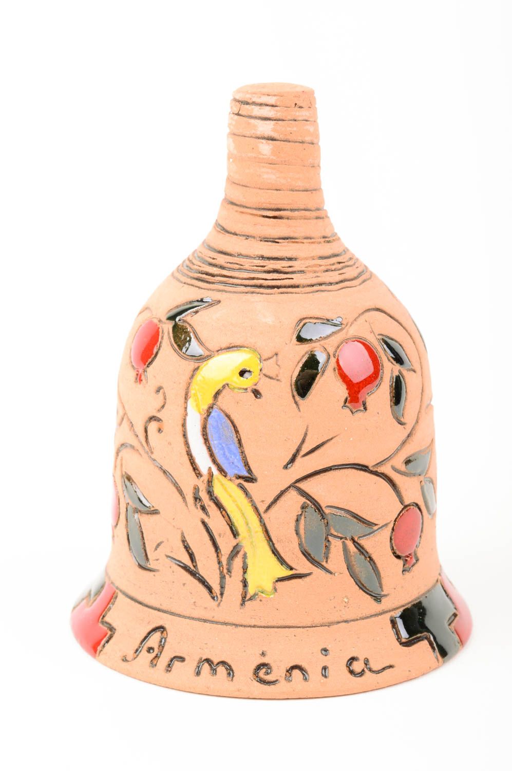 Handgemachte Keramik Deko Anhänger Wand Dekor originelle Geschenke Glöckchen foto 3
