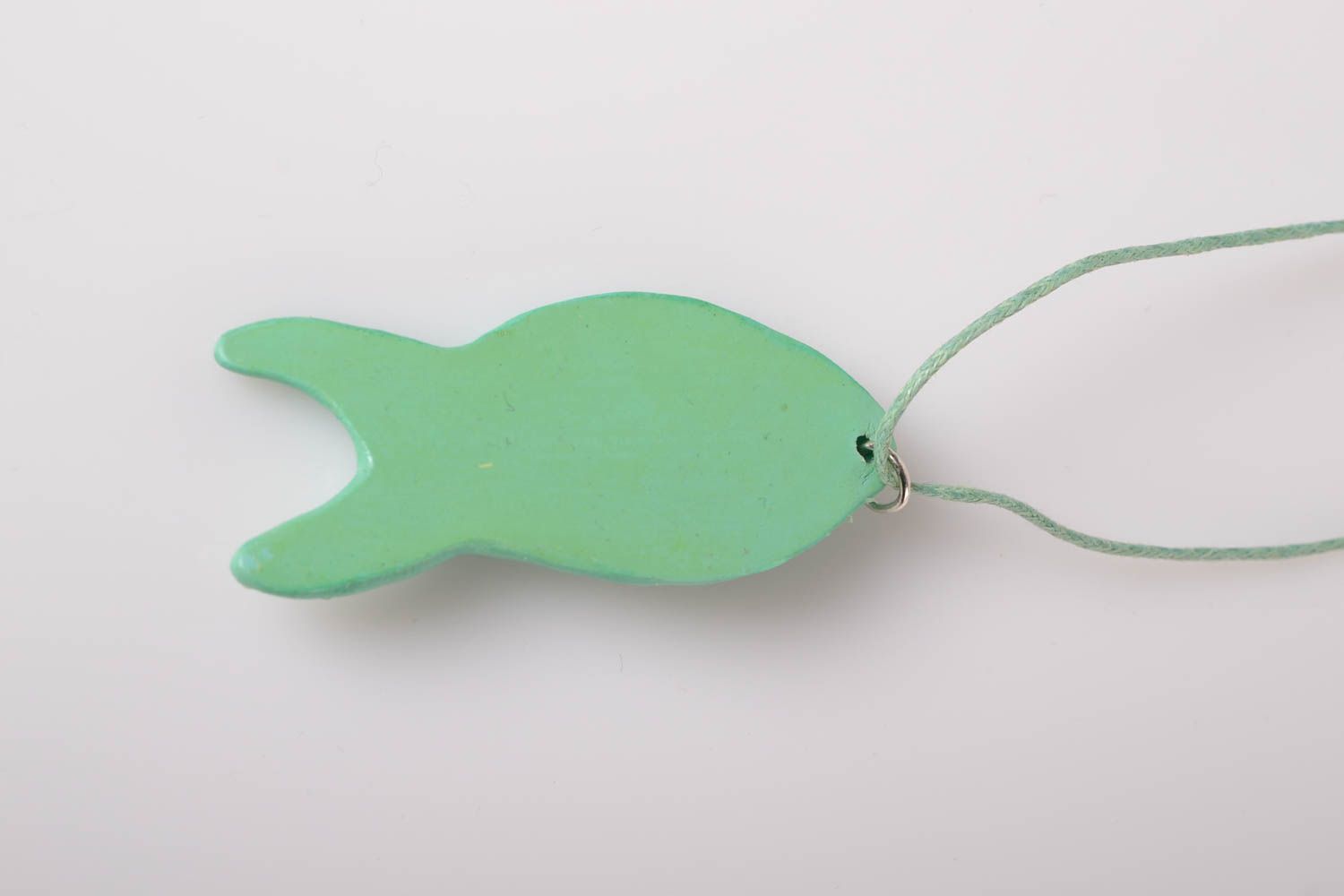 Polymer clay pendant handmade jewelry plastic pendant fish  fashion jewerly  photo 5