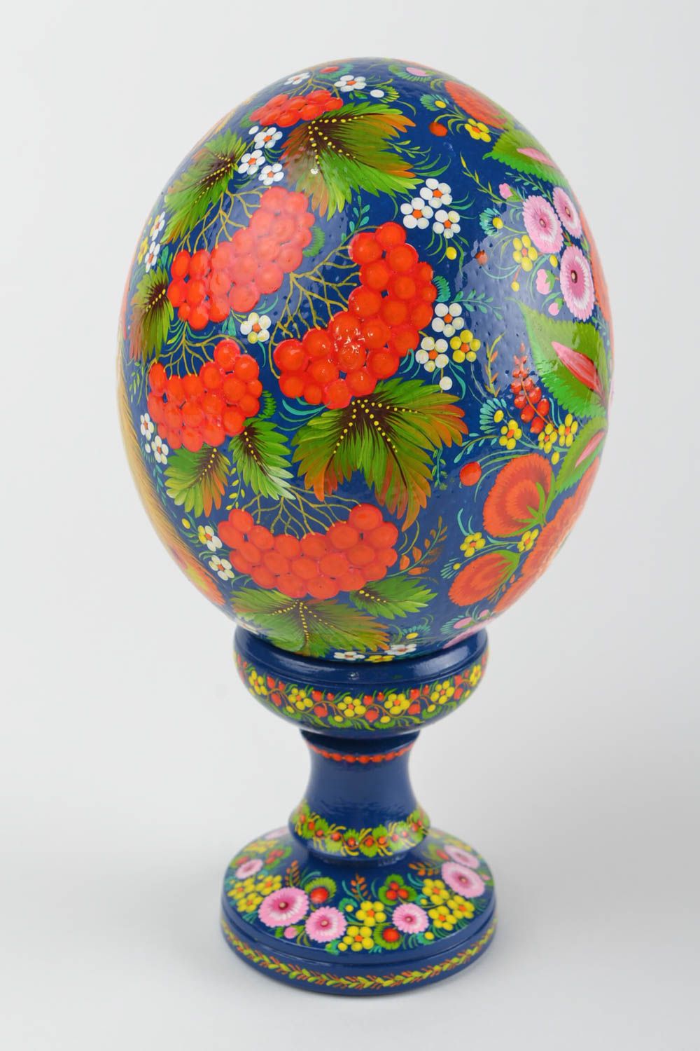 Huevo pintado hecho a mano decoración de interior regalo original para mujeres foto 10