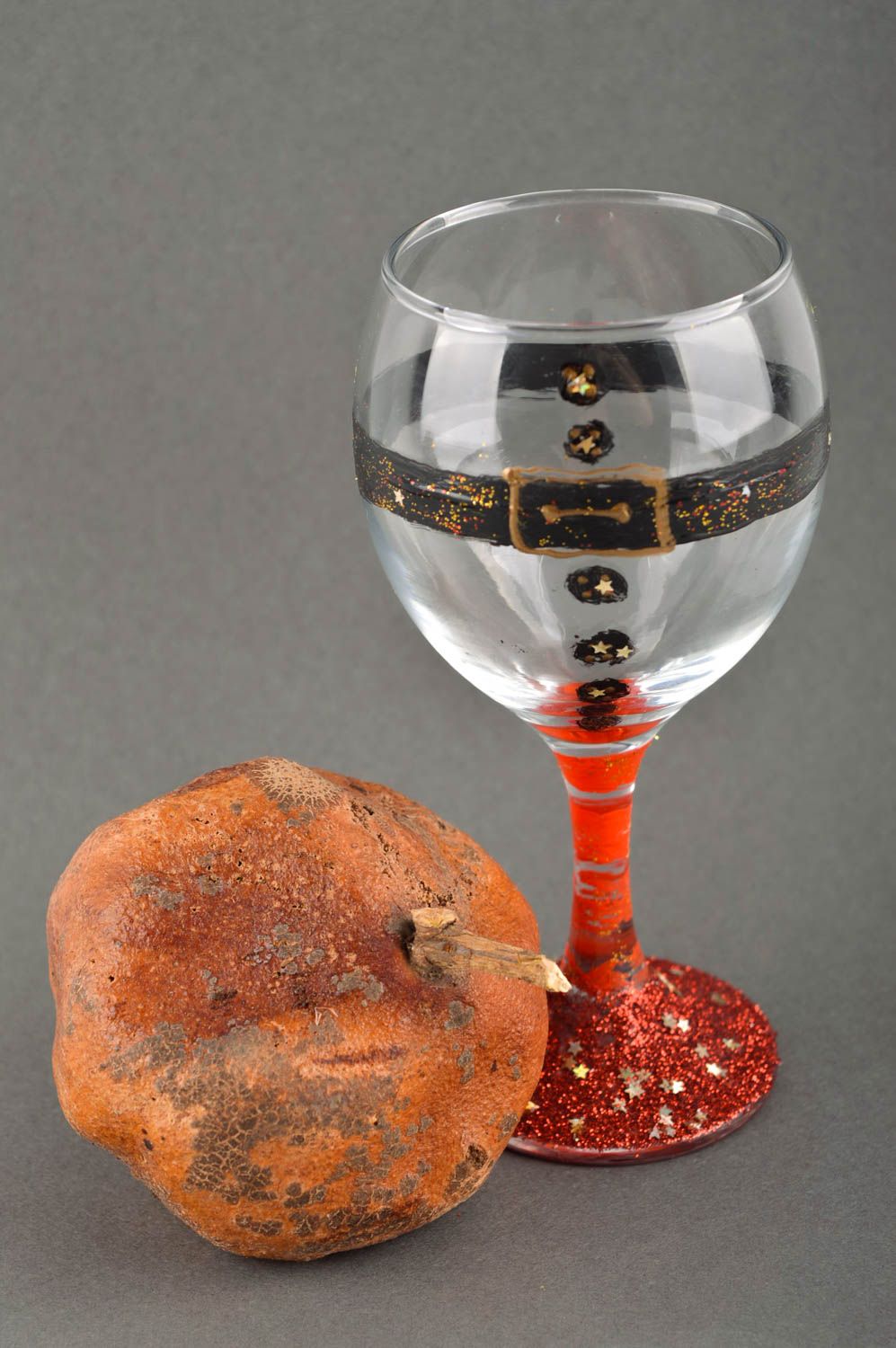Geschirr aus Glas handgefertigt schönes Weinglas ungewöhnlich Designer Geschirr foto 1