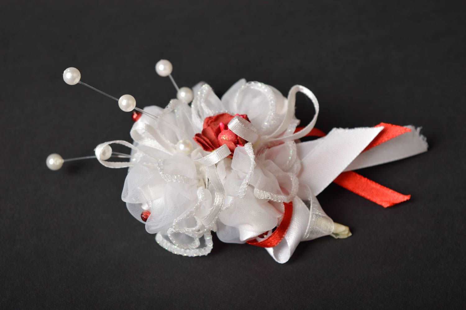 Wedding accessories handmade wedding boutonniere corsage flowers lapel flowers photo 2