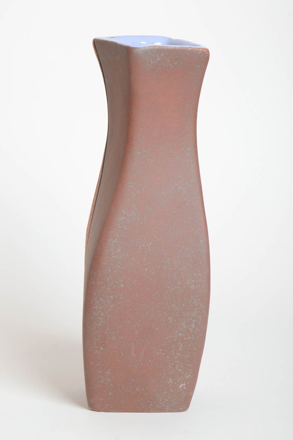 Geschenk für Frauen handgemacht Designer Vase originell Geschirr aus Keramik foto 4