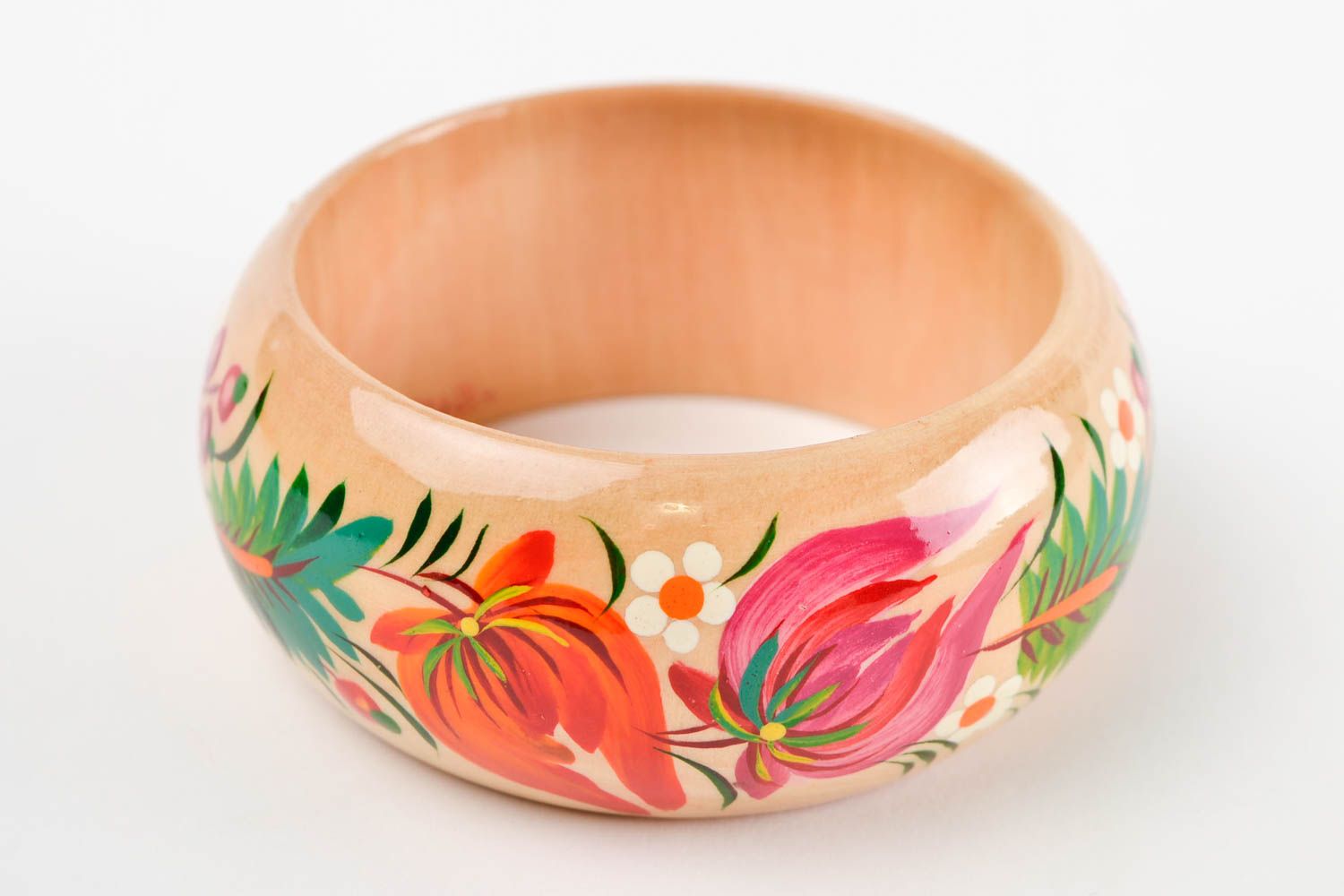Handmade Damen Armband Schmuck für Frauen Geschenk für Frauen beige oriignell foto 6