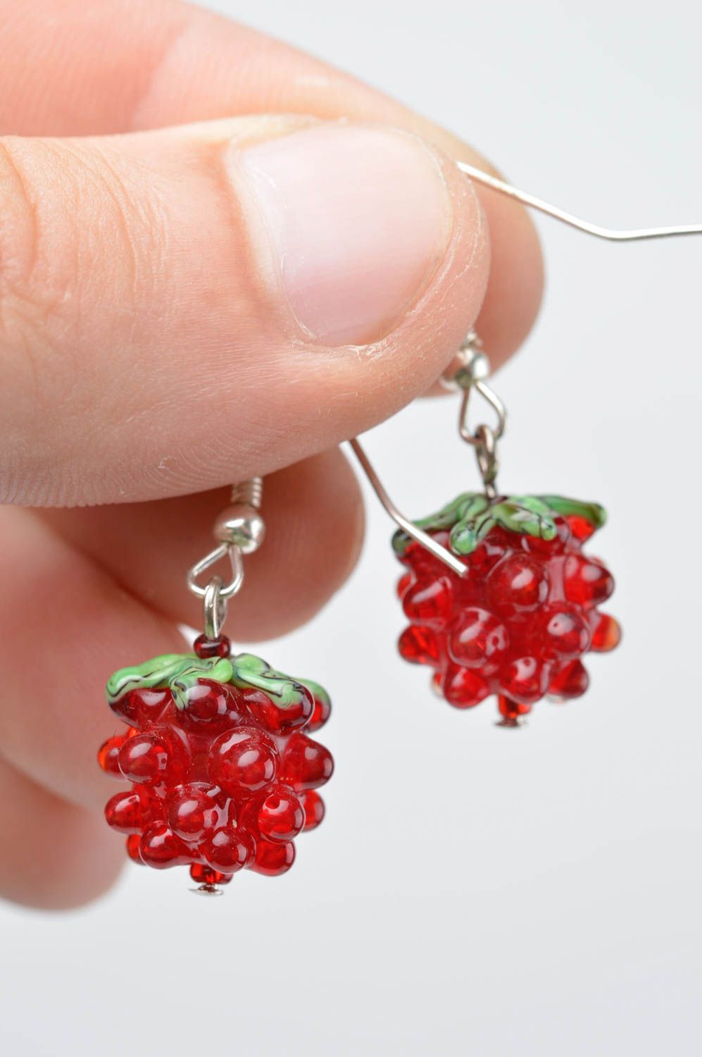 Handmade glass earrings designer accessories for women stylish earrings photo 5