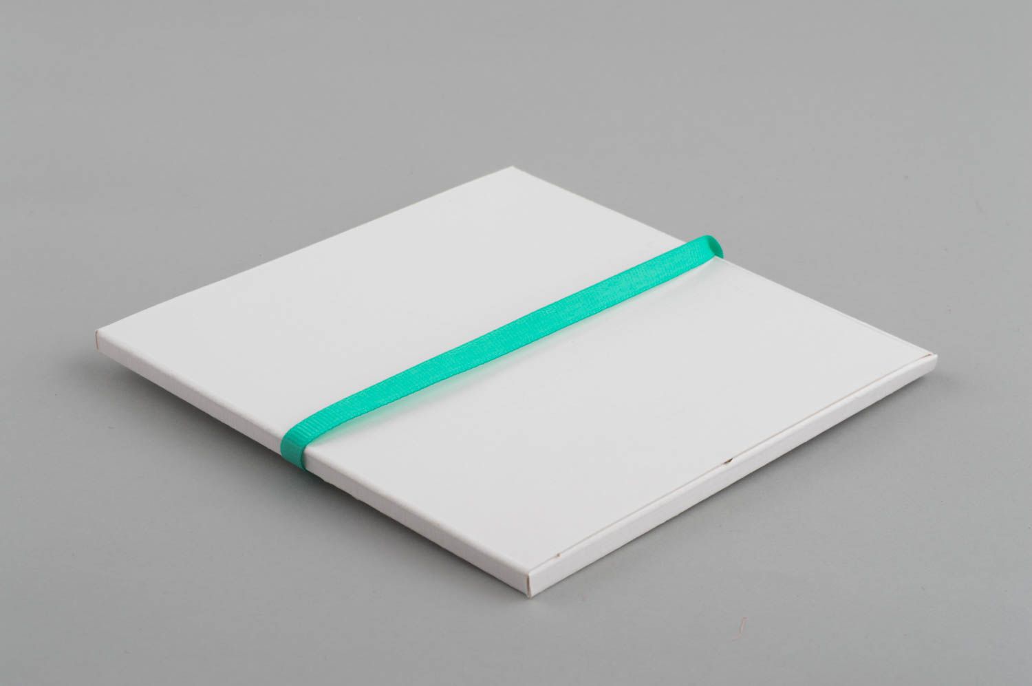 Конверт ручной работы конверт для диска конверт из бумаги бело-зеленый свадебный фото 4