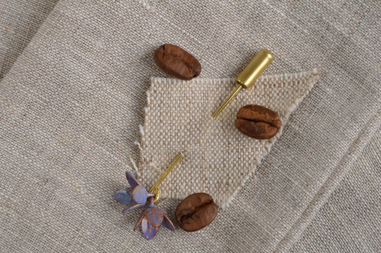 Unusual handmade brooch pin stylish brooch jewelry fashion accessories photo 1