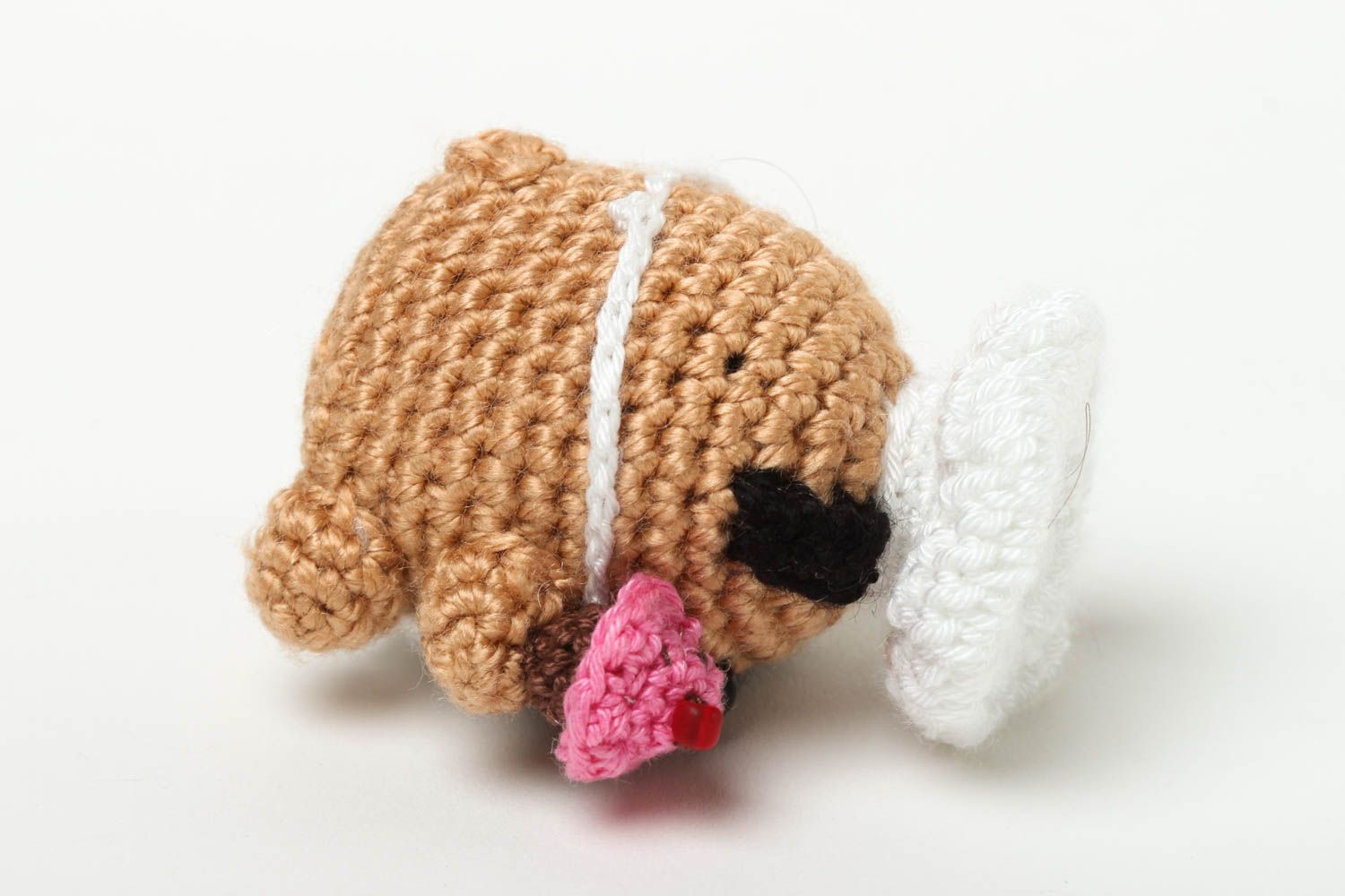 Handmade designer interior decor crocheted textile cute toy unusual toy photo 4