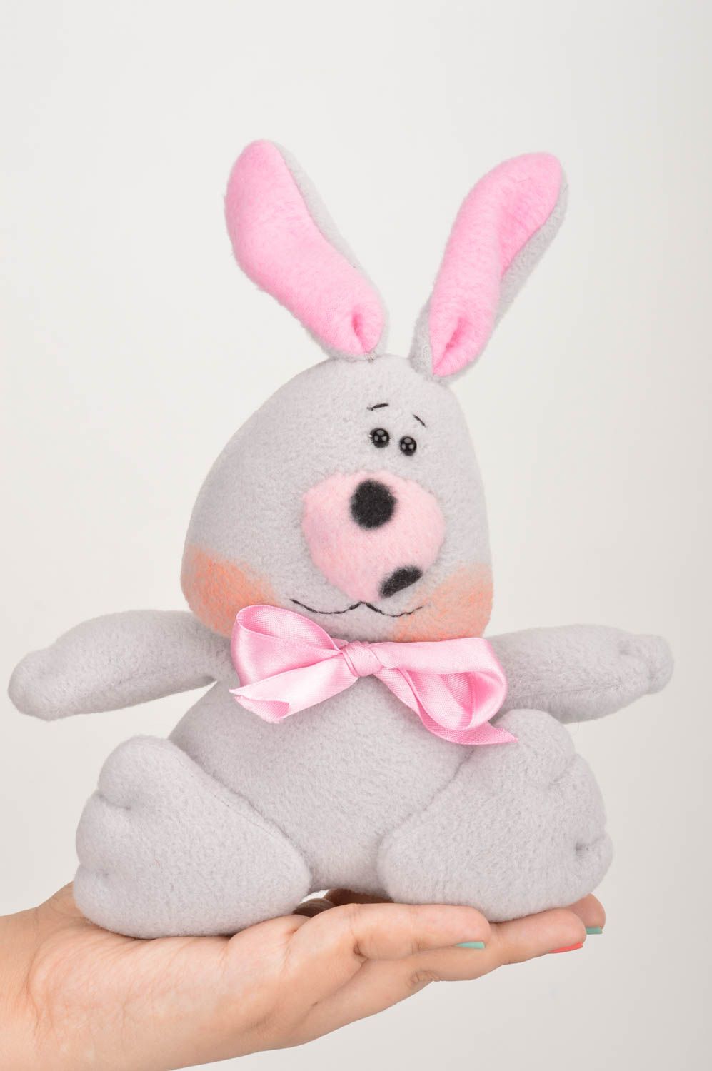Stuffed toy bunny handmade soft toy for children nursery decor ideas baby gift photo 3