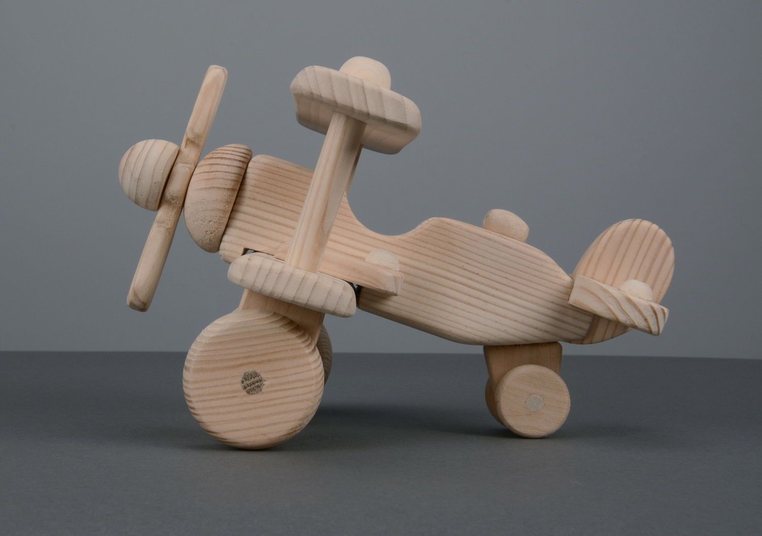 Aereo giocattolo fatto a mano giocattolo di legno giocattolo da bambino foto 4