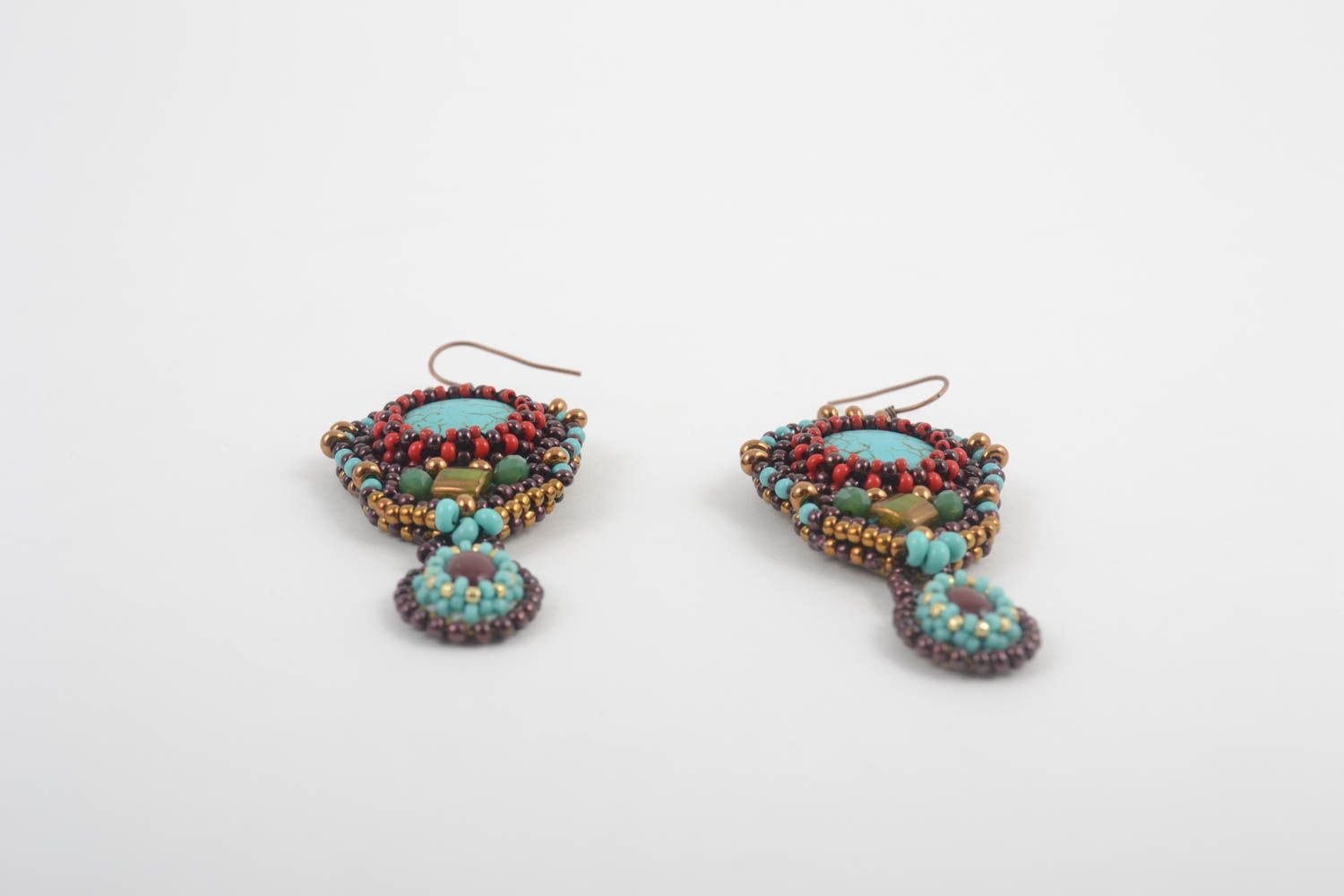 Juwelier Modeschmuck Handmade Ohrringe Geschenk für Frauen Modeschmuck Ohrringe foto 2