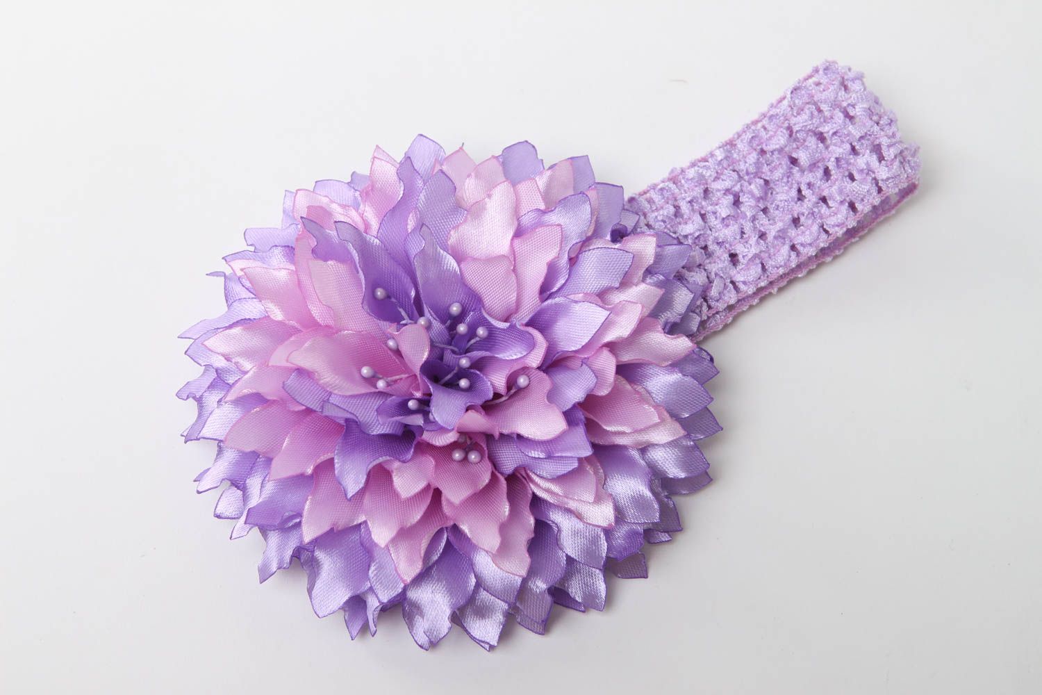 Handgemachter Schmuck Blumen Haarschmuck Accessoires für Haare Blumen Haarband foto 2