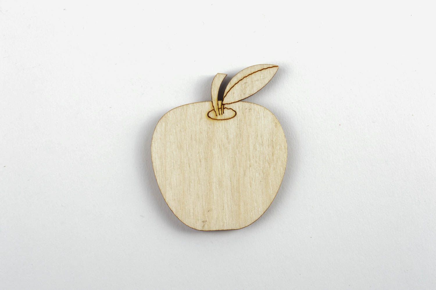 Forme en bois fait main Objet scrapbooking pomme Loisirs créatifs original photo 2