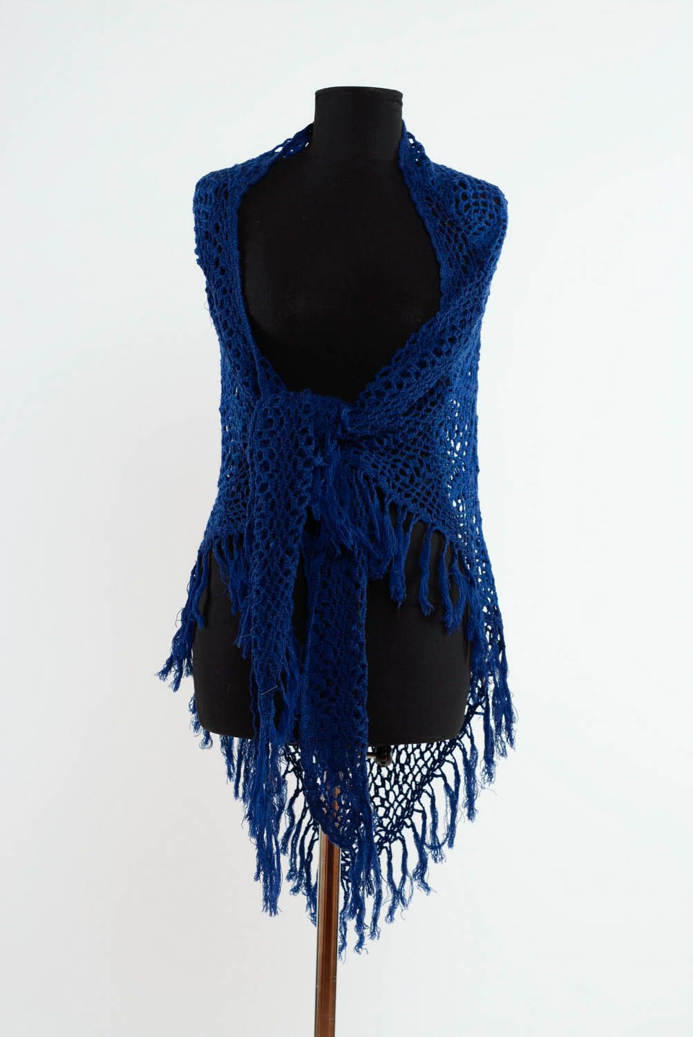 Deep blue shawl photo 1