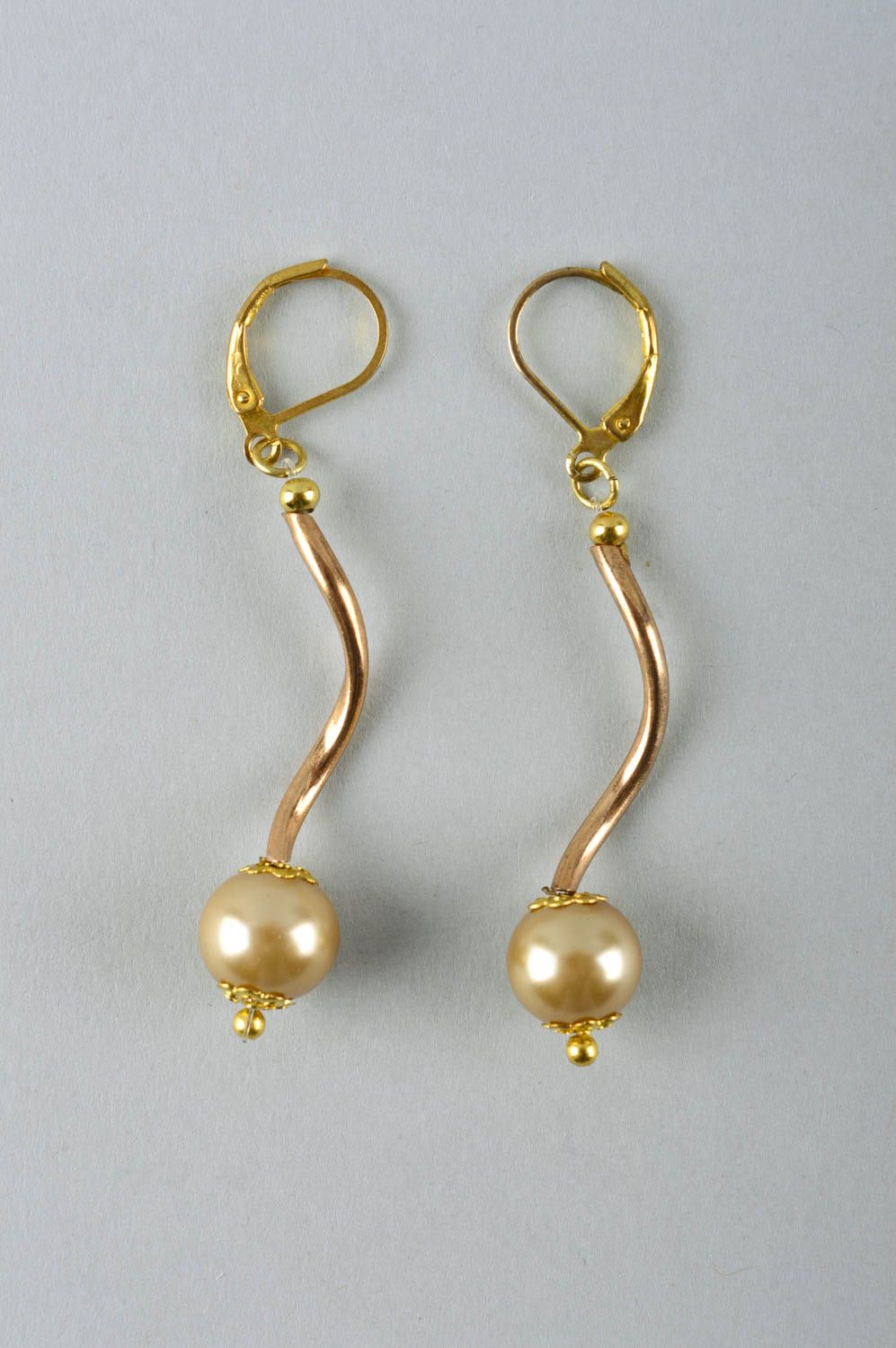 Perlen Ohrringe handmade hochwertiger Modeschmuck Accessoires für Frauen foto 2