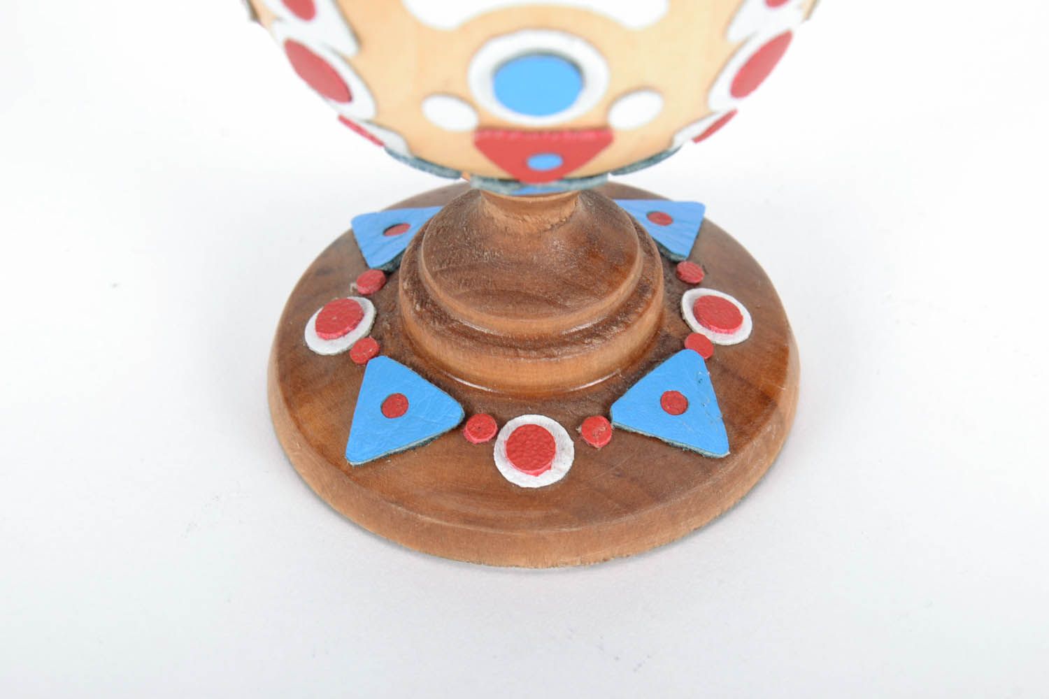Wooden Easter egg with holder photo 4