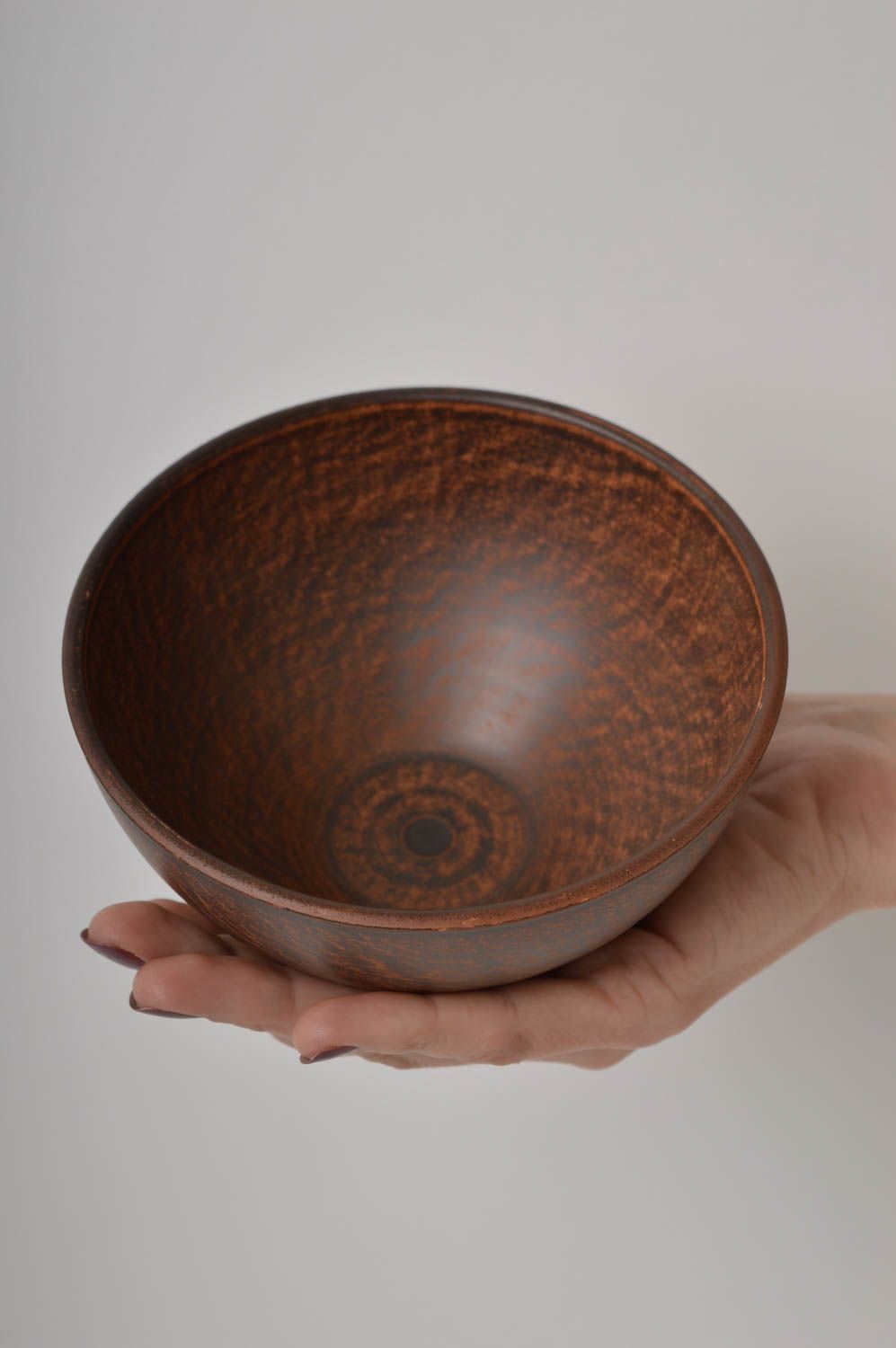 Посуда ручной работы керамическая миска для супа глубокая глиняная посуда фото 5